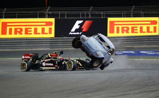 Illustration for article titled Come On Pastor Maldonado, You're Laughing On The Inside